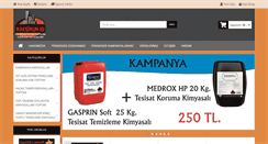 Desktop Screenshot of kaloriferkimyasallari.com