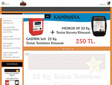 Tablet Screenshot of kaloriferkimyasallari.com